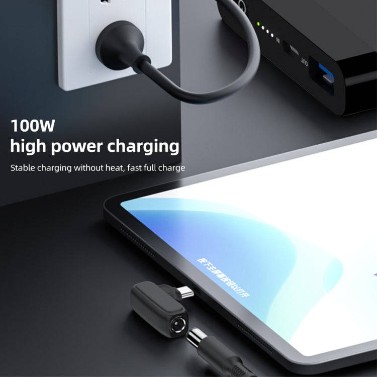 100W J 4.8X1.7mm Female to USB-C/Type-C Male Plug Charging Adapter
