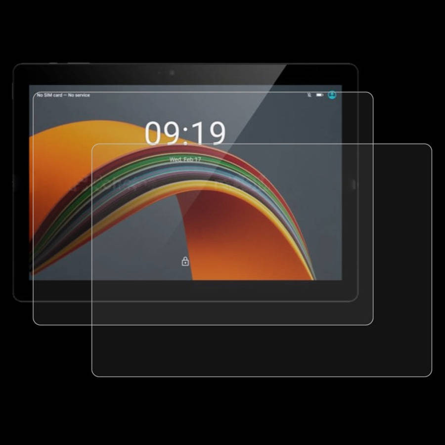 For ZTE Blade X10 Pro 2pcs 9H 0.3mm Explosion-proof Tempered Glass Film