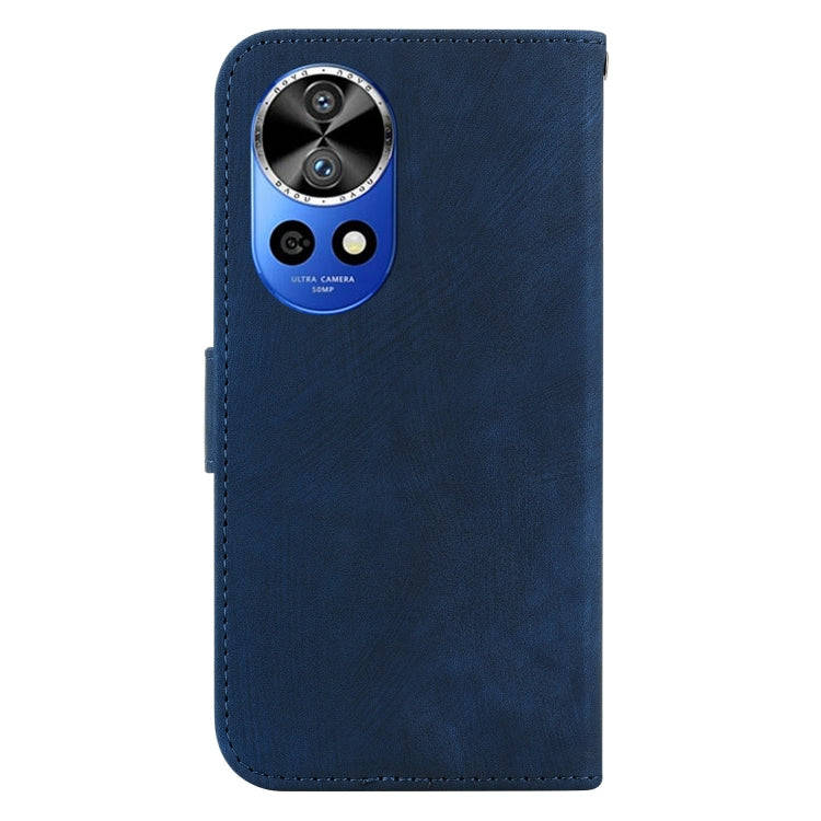 For Huawei nova 12 Pro / nova 12 Ultra Little Tiger Embossed Leather Phone Case(Dark Blue)