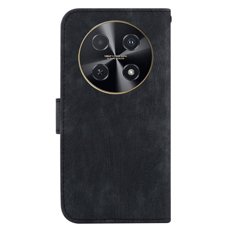 For Huawei nova 12i Little Tiger Embossed Leather Phone Case(Black)