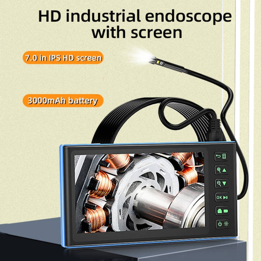 T23 5mm Dual Lenses 7 inch Screen Industrial Endoscope, Spec:5m Tube