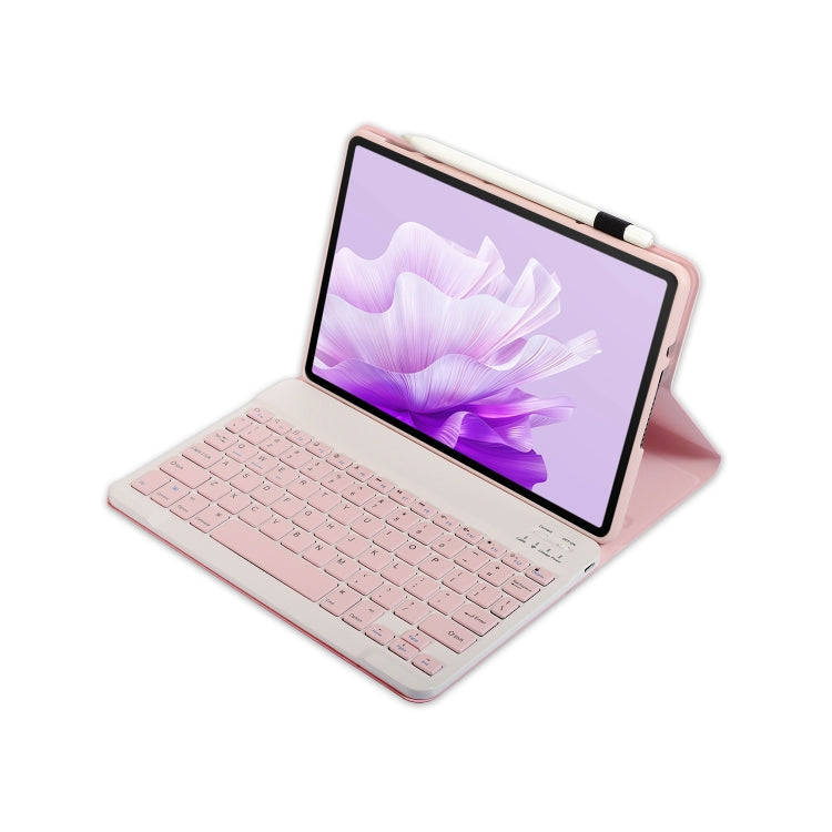 For Huawei MatePad 11.5 2023 AH17 Lambskin Texture Ultra-thin Detachable Bluetooth Keyboard Leath...