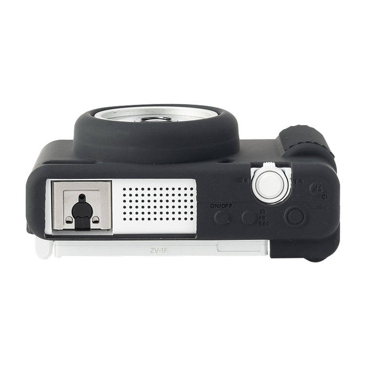 For Sony ZV-1F / ZV1 M2 Soft Silicone Protective Case(Black)