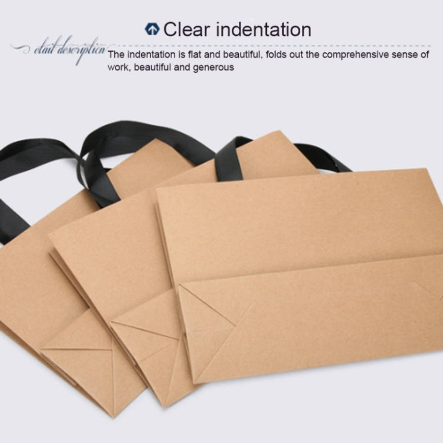 Buff Shopping Kraft Paper Bag Handbag, Size:S