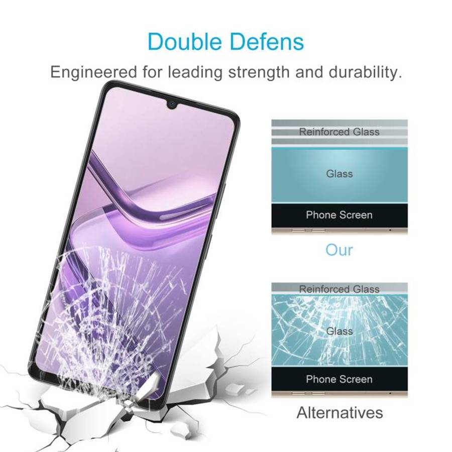 For DOOGEE Note 58 Pro 50pcs 0.26mm 9H 2.5D Tempered Glass Film