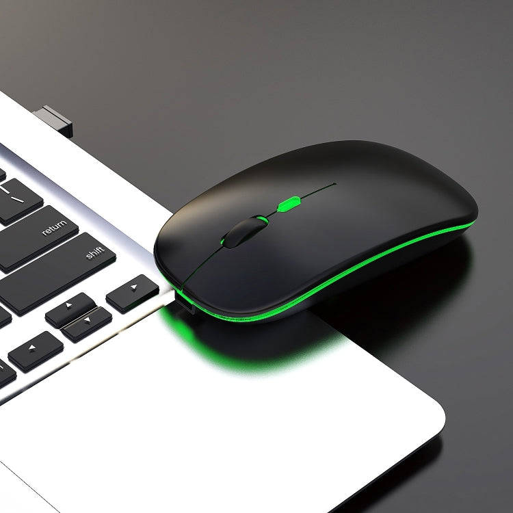 HXSJ M40 2.4GHZ 800,1200,1600dpi Third Gear Adjustment Colorful Wireless Mouse USB Rechargeable(B...