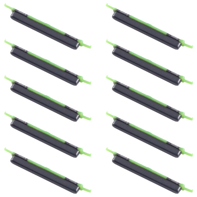 For Samsung Galaxy A13 4G SM-A135 10pcs Volume Control Button(Black)