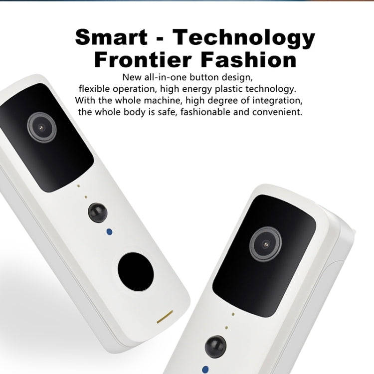 T30 Tuya Smart WiFi Visual Dingdong Doorbell with Battery Supports Two-Way Intercom & Night Visio...
