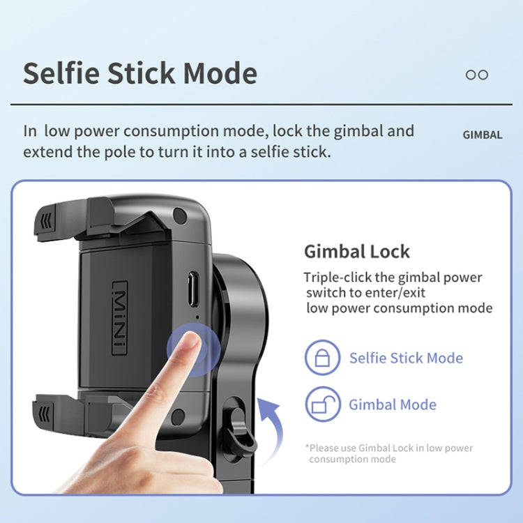 Q18 Desktop Intelligent Tracking Gimbal Stabilizer Multi-function Fill Light Selfie Stick(Black)