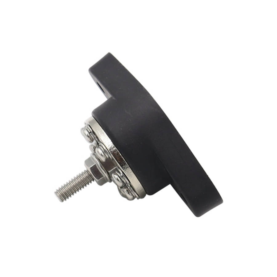 5/16 inch M8 RV Yacht 8-way Terminal Stud with 2pcs M5x20 Screws(Black)