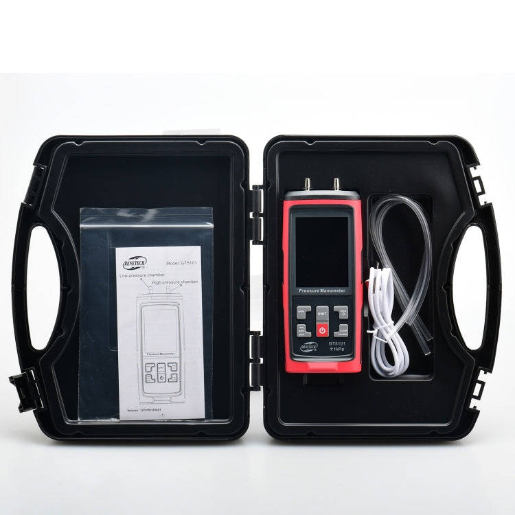 BENETECH GT5101 LCD Display Differential Pressure Meter, Specification:50KPa