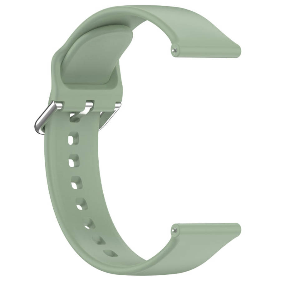 24mm Universal Small Waist Silicone Watch Band(Green)
