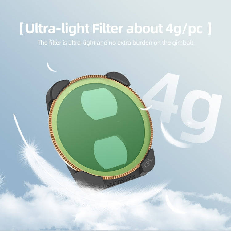 For DJI Air 3 Sunnylife Camera Lens Filter, Filter:6 in 1 MCUV CPL ND4 ND8 ND16 ND32