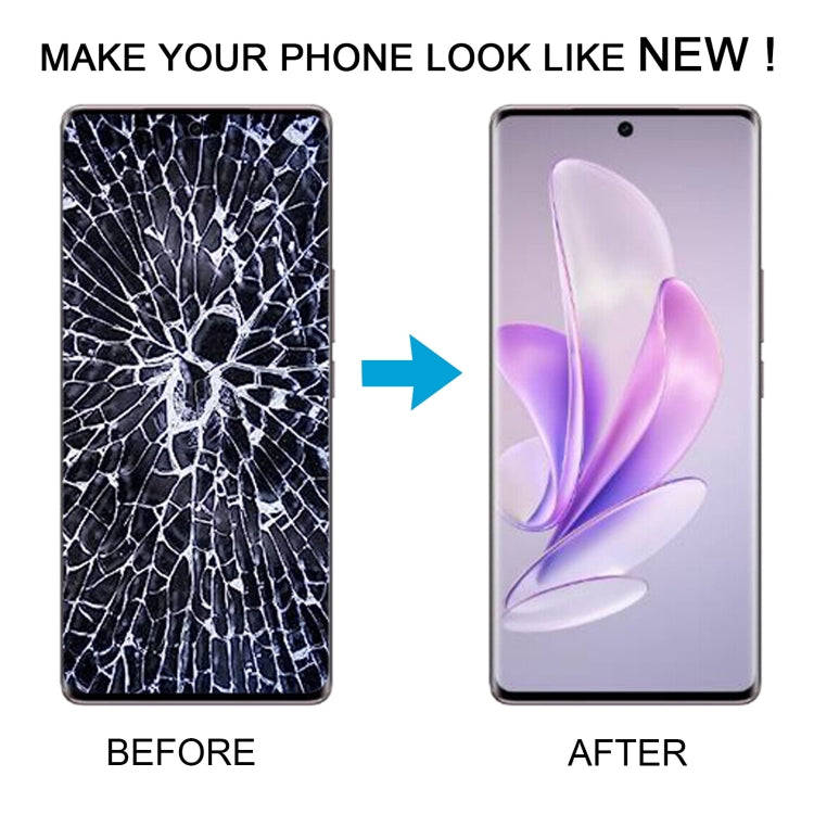 For vivo S17 Original AMOLED LCD Screen with Digitizer Full Assembly