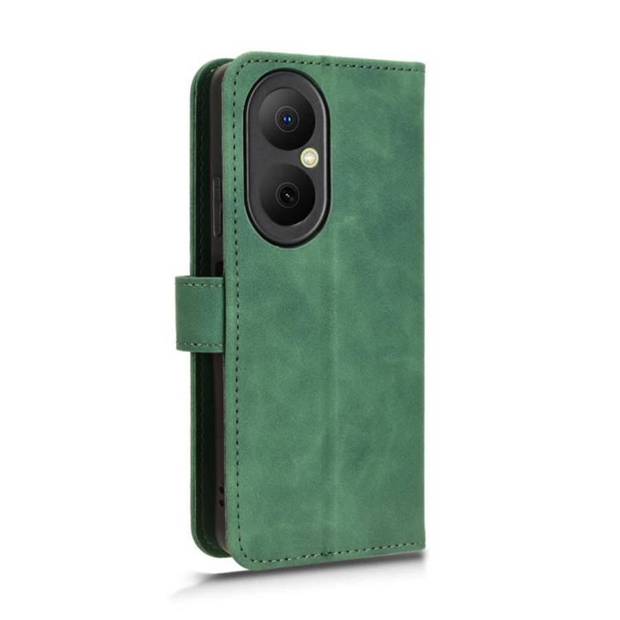 For Huawei Enjoy 80 Skin Feel Magnetic Flip Leather Phone Case(Green)