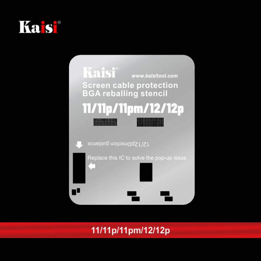 Kaisi LCD Screen IC BGA Reballing Stencil for iPhone 11 to 14 Pro Max