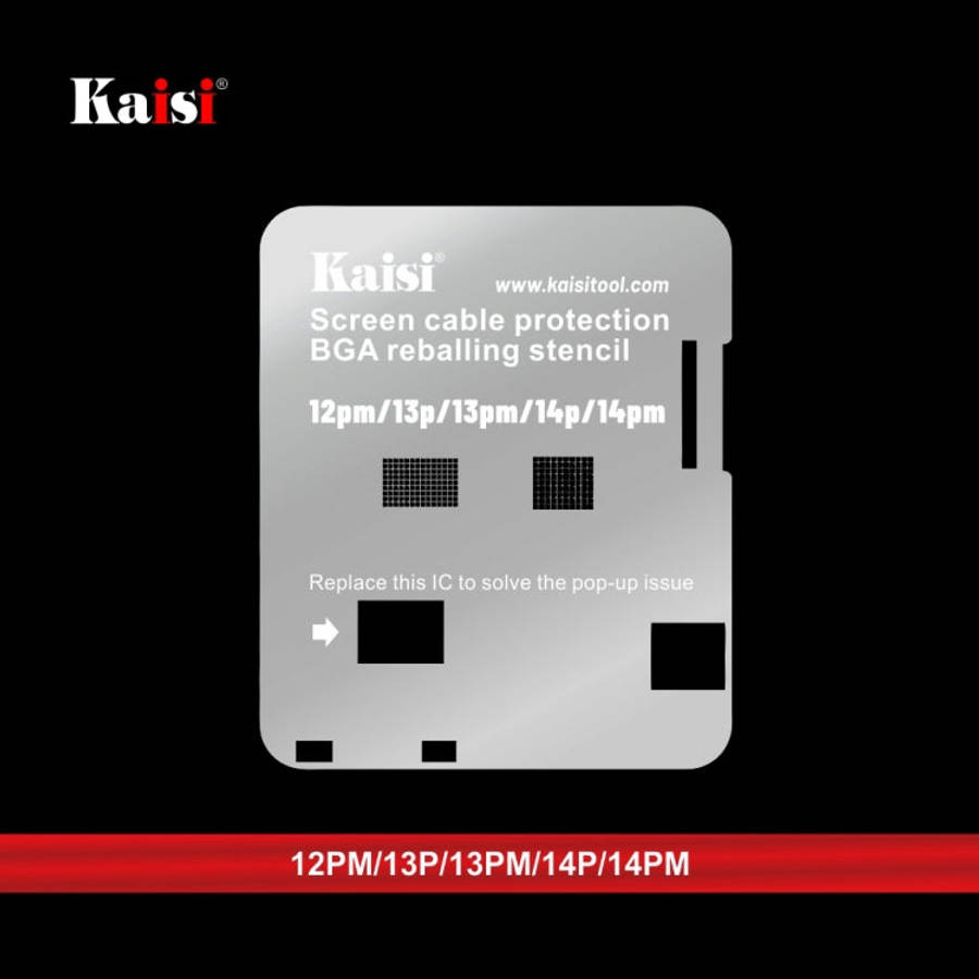 Kaisi LCD Screen IC BGA Reballing Stencil for iPhone 11 to 14 Pro Max
