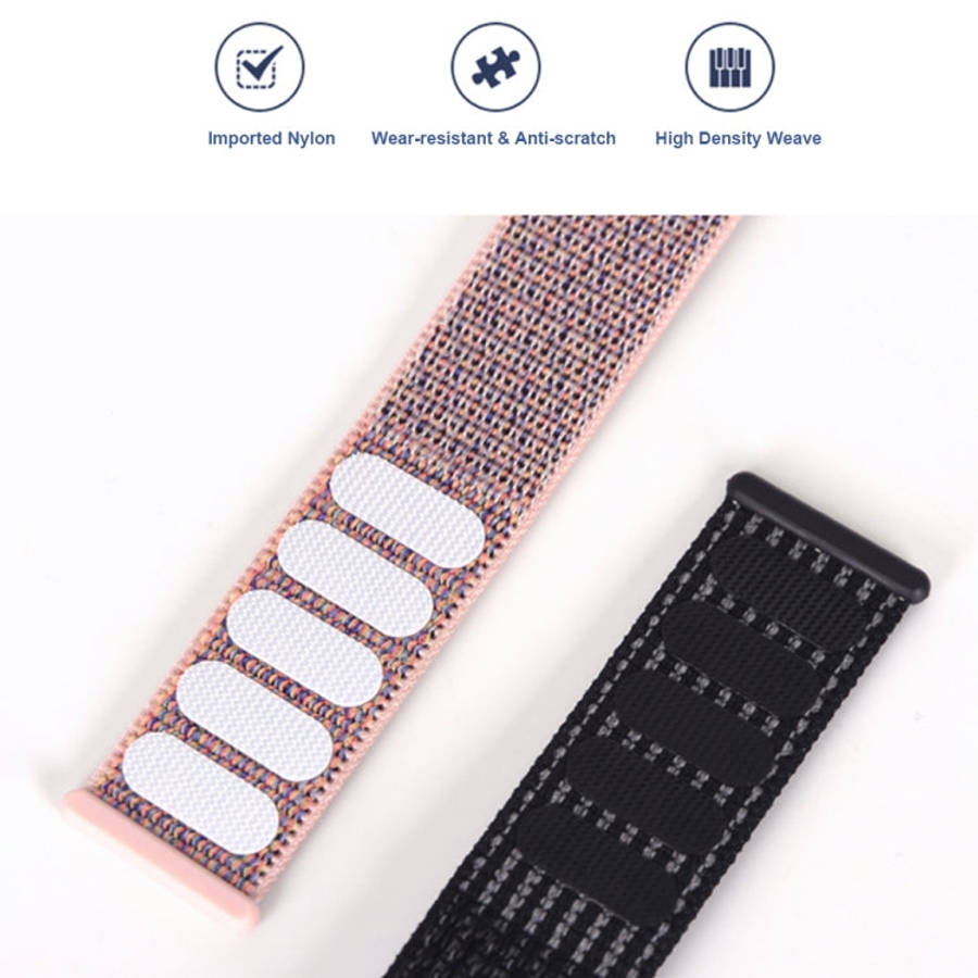 For Xiaomi Band 10 Pro / Redmi Watch 6 / 5 Nylon Loop Watch Band(Pink Sand)