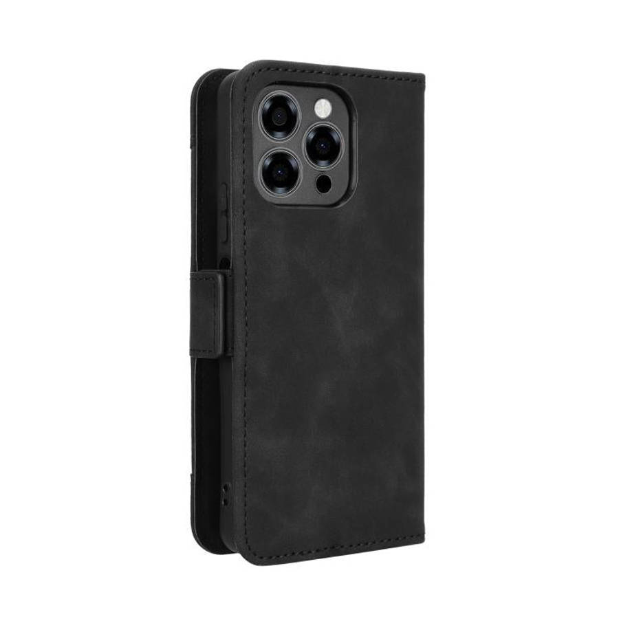 For Doogee Note 58 / Note 58 Pro Skin Feel Calf Texture Card Slots Leather Phone Case(Black)
