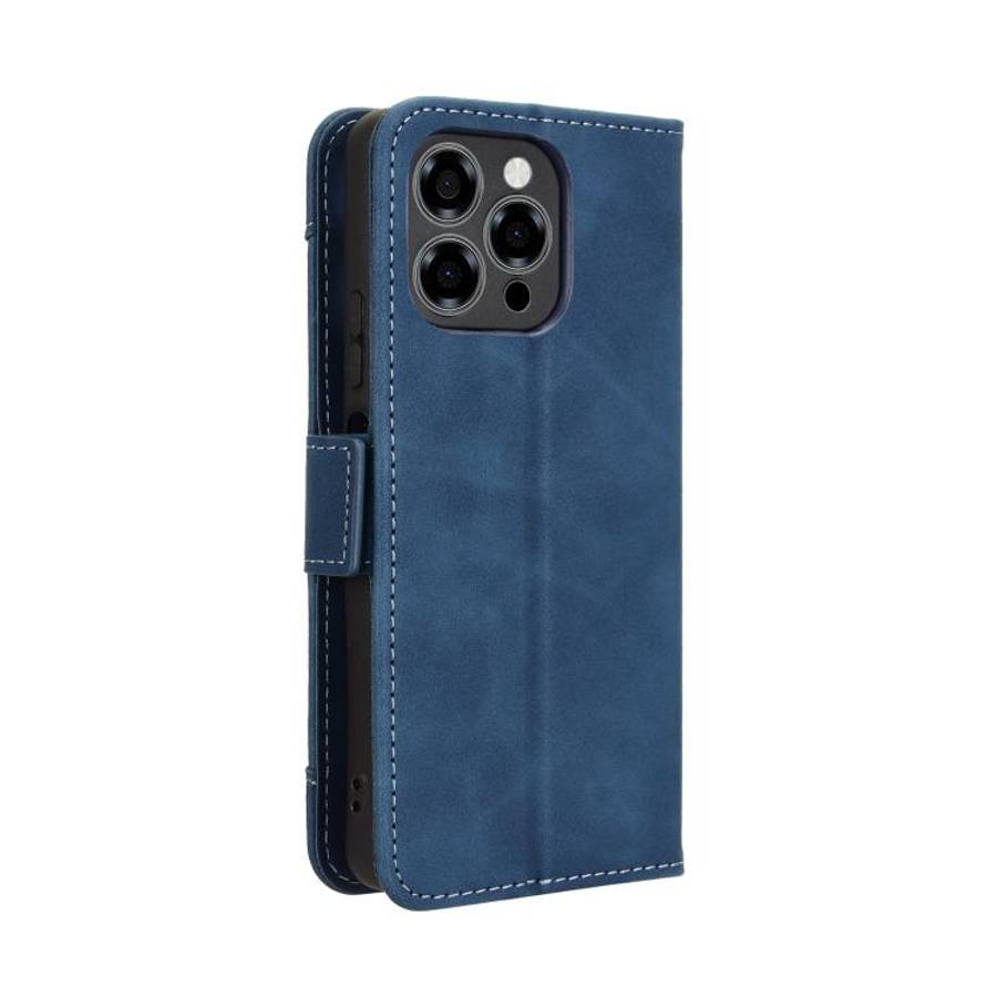 For Doogee Note 58 / Note 58 Pro Skin Feel Calf Texture Card Slots Leather Phone Case(Blue)
