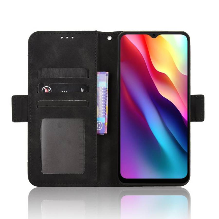 For Doogee Note 56 / Note 56 Pro Skin Feel Calf Texture Card Slots Leather Phone Case(Black)