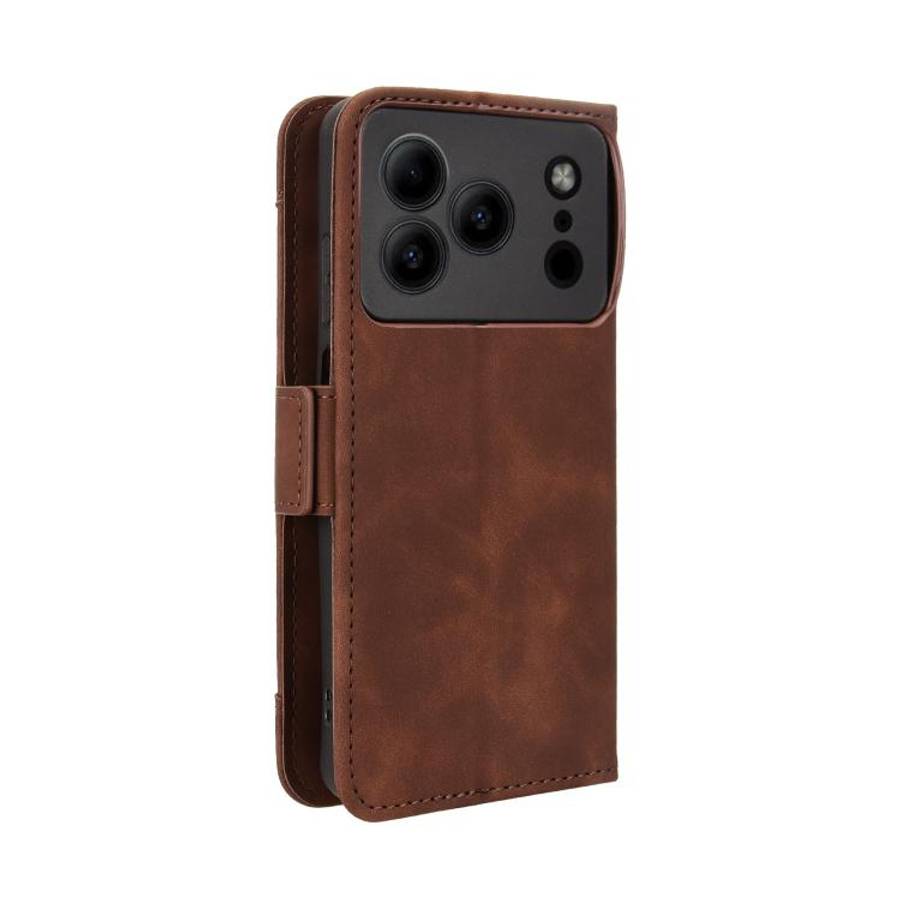 For Doogee Note 56 / Note 56 Pro Skin Feel Calf Texture Card Slots Leather Phone Case(Brown)