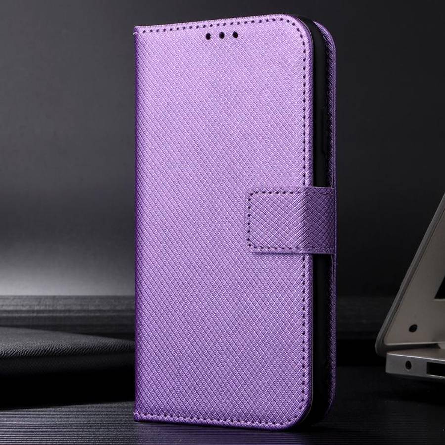 For Doogee Note 58 / Note 58 Pro Diamond Texture Leather Phone Case(Purple)