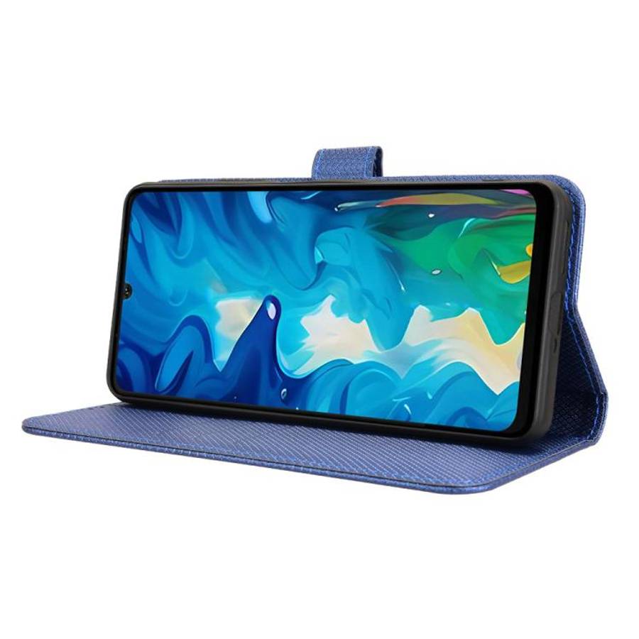 For Doogee Note 59 / Note 59 Pro Diamond Texture Leather Phone Case(Blue)