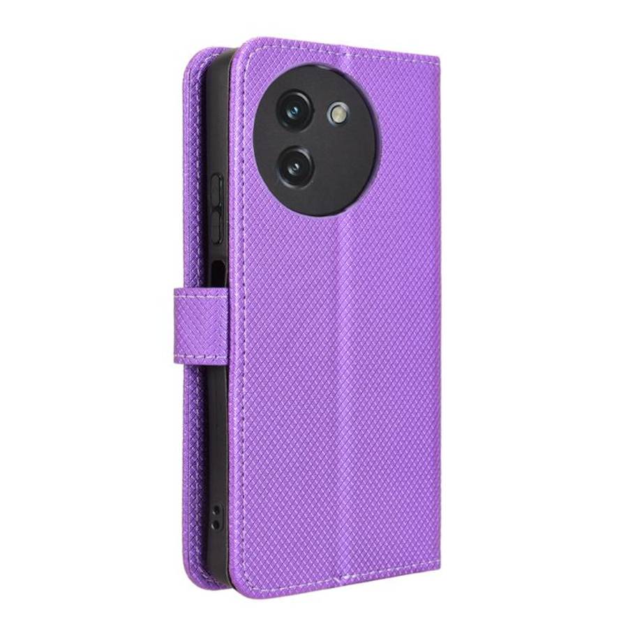 For Doogee Note 59 / Note 59 Pro Diamond Texture Leather Phone Case(Purple)