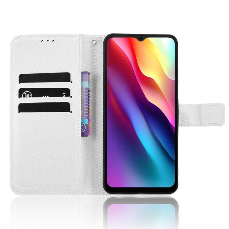 For Doogee Note 56 / Note 56 Pro Diamond Texture Leather Phone Case(White)