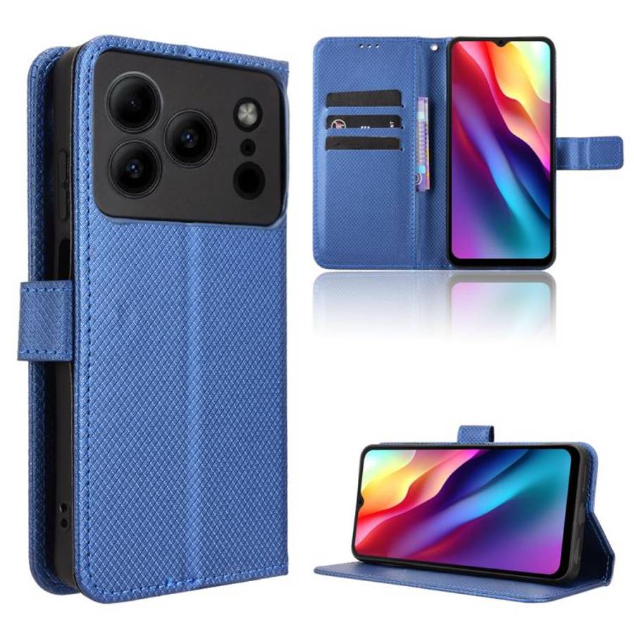 For Doogee Note 56 / Note 56 Pro Diamond Texture Leather Phone Case(Blue)