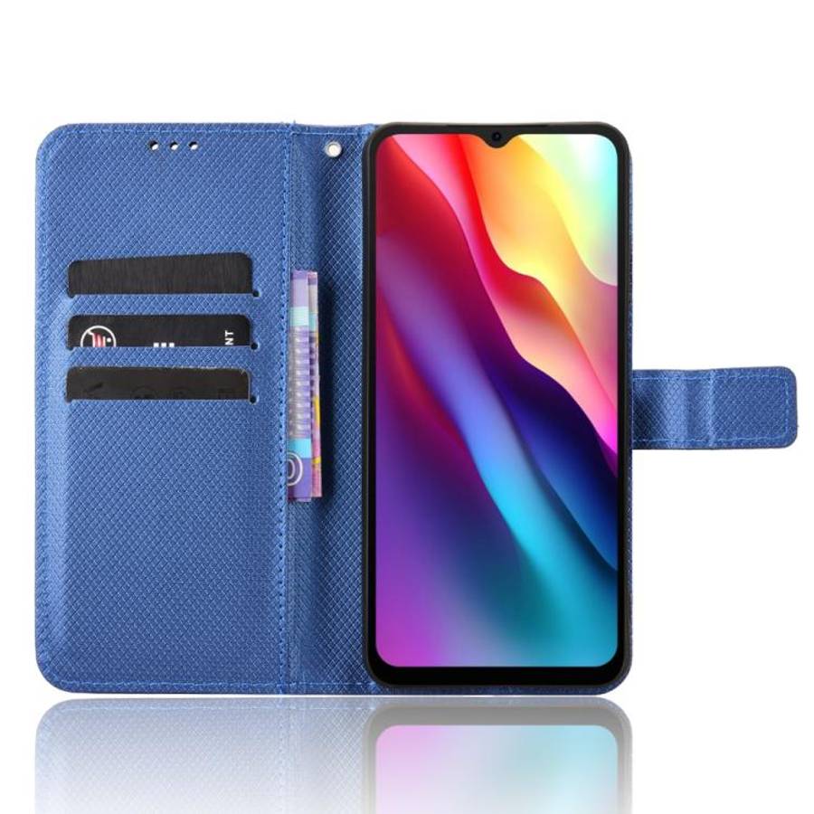 For Doogee Note 56 / Note 56 Pro Diamond Texture Leather Phone Case(Blue)