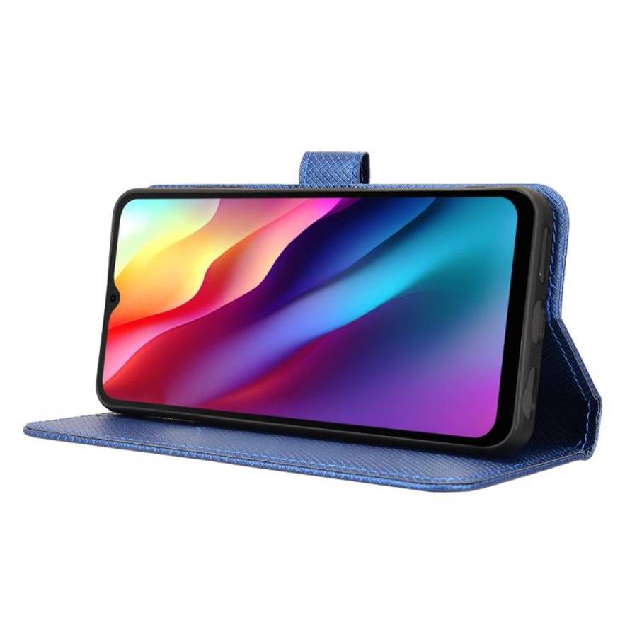 For Doogee Note 56 / Note 56 Pro Diamond Texture Leather Phone Case(Blue)