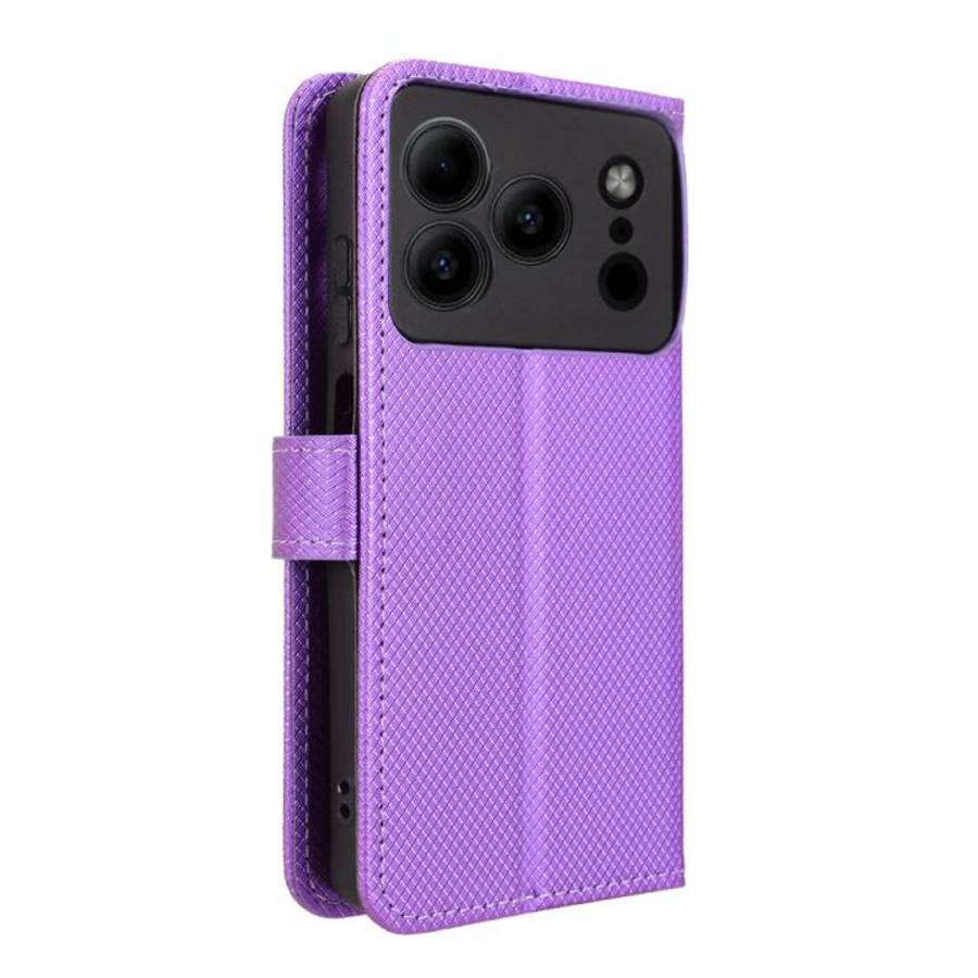 For Doogee Note 56 / Note 56 Pro Diamond Texture Leather Phone Case(Purple)