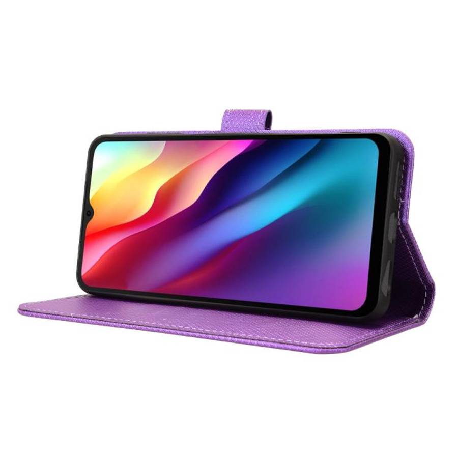 For Doogee Note 56 / Note 56 Pro Diamond Texture Leather Phone Case(Purple)
