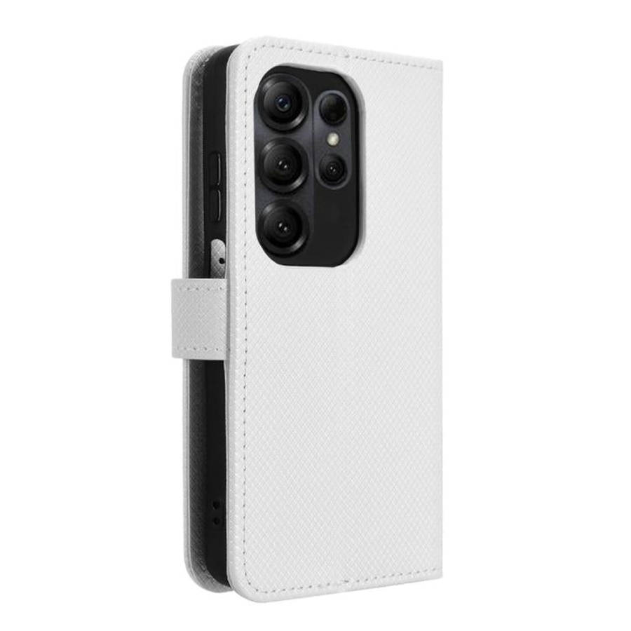 For Doogee Note 56X / Note 56X Pro Diamond Texture Leather Phone Case(White)