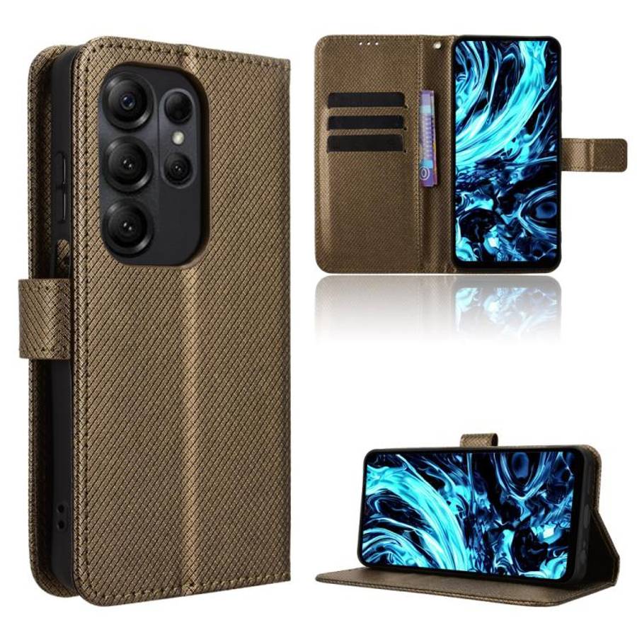 For Doogee Note 56X / Note 56X Pro Diamond Texture Leather Phone Case(Brown)