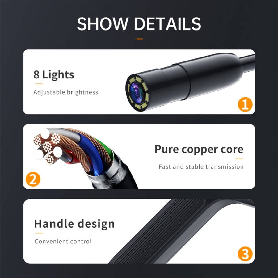 P200 5.5mm Front Lenses Integrated Industrial Pipeline Endoscope with 4.3 inch Screen, Spec:2m Tube