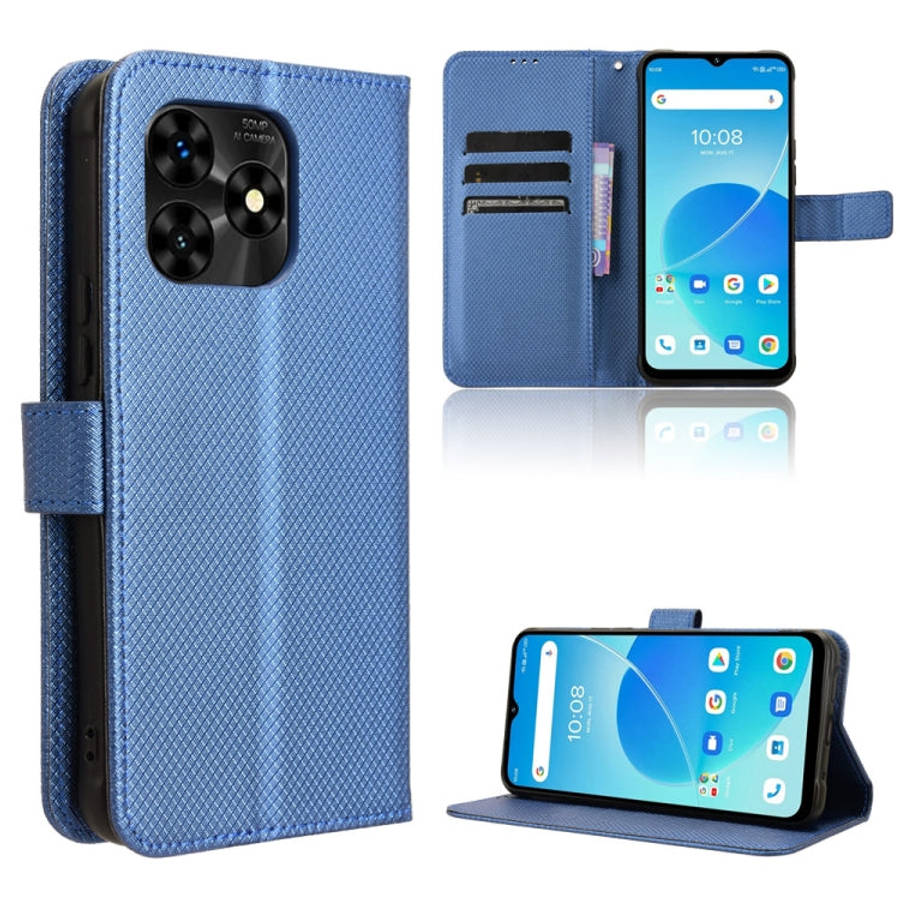 For Umidigi G5 / G5A Diamond Texture Leather Phone Case(Blue)