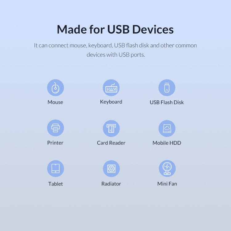 ORICO BT2U3-7AB-GY-BP 7 Ports USB 3.0 HUB with Individual Switches(US Plug)