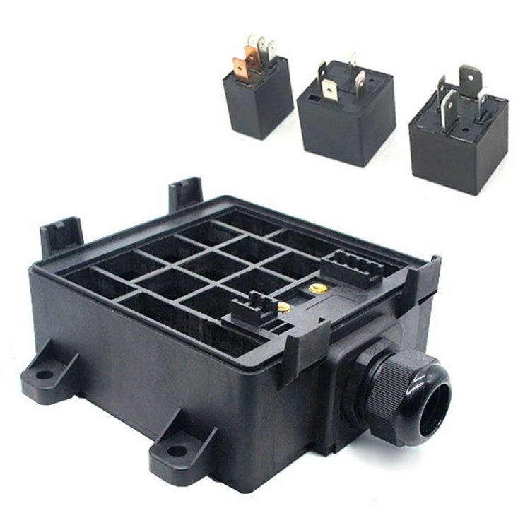 24V 5 Pin Car RV Waterproof Fuse Relay Box Car Modified Multi-Light Control Fuse Box