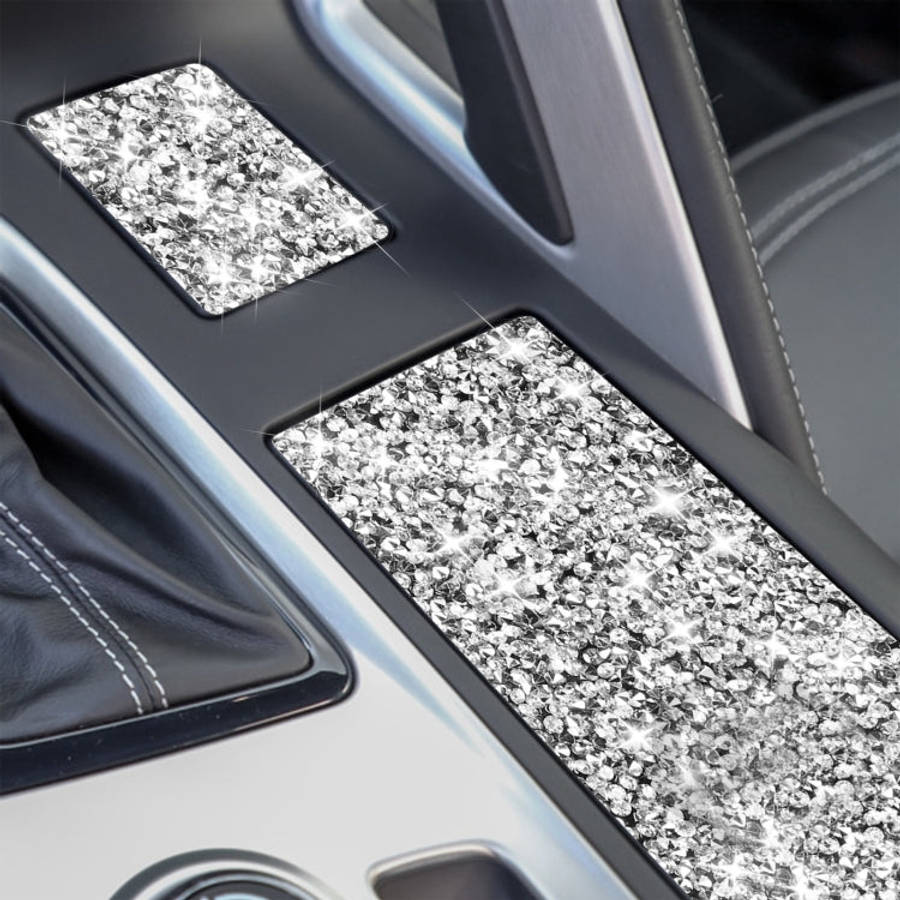 For Chevrolet Corvette C7 2014-2019 Car Cup Holder Cover Diamond Decorative Sticker, Left Drive