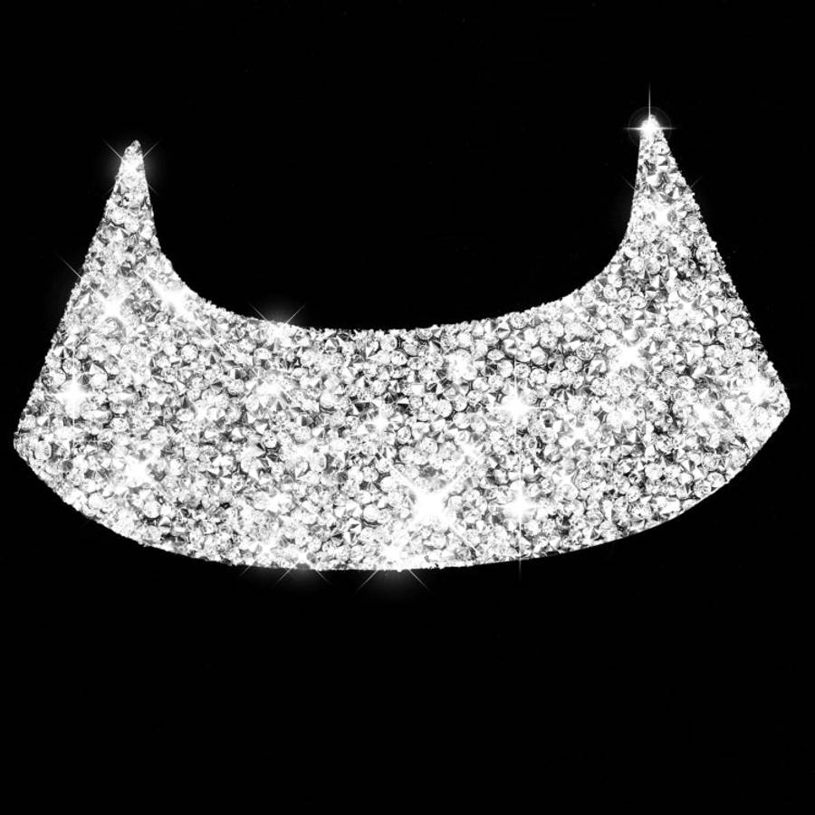 For Chevrolet Corvette C7 2014-2019 Car Rear Center Part Diamond Decorative Sticker, Left Drive