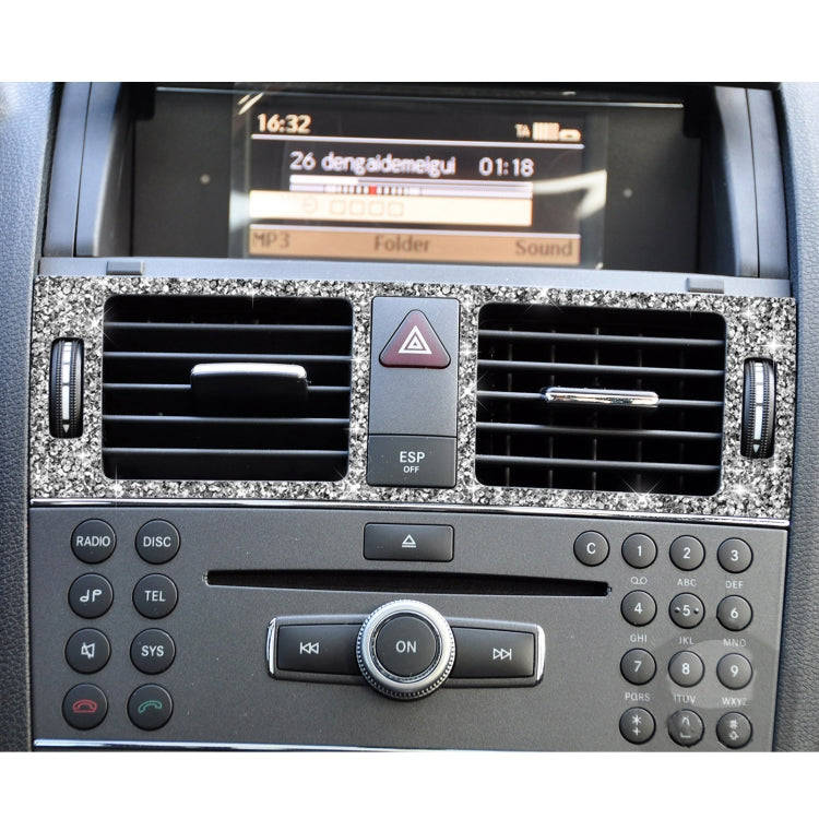 For Mercedes-Benz C-class W204 2007-2010 Car Instrument + Middle + Side Air Outlet Diamond Decora...