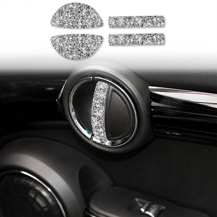 For BMW Mini Cooper Clubman Countryman  F55 4pcs Car F Chassis Door Handle Diamond Decoration Sti...