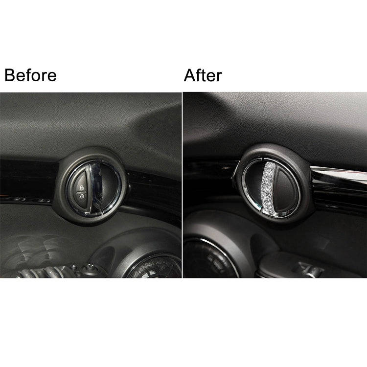 For BMW Mini Cooper Clubman Countryman  F55 4pcs Car F Chassis Door Handle Diamond Decoration Sti...