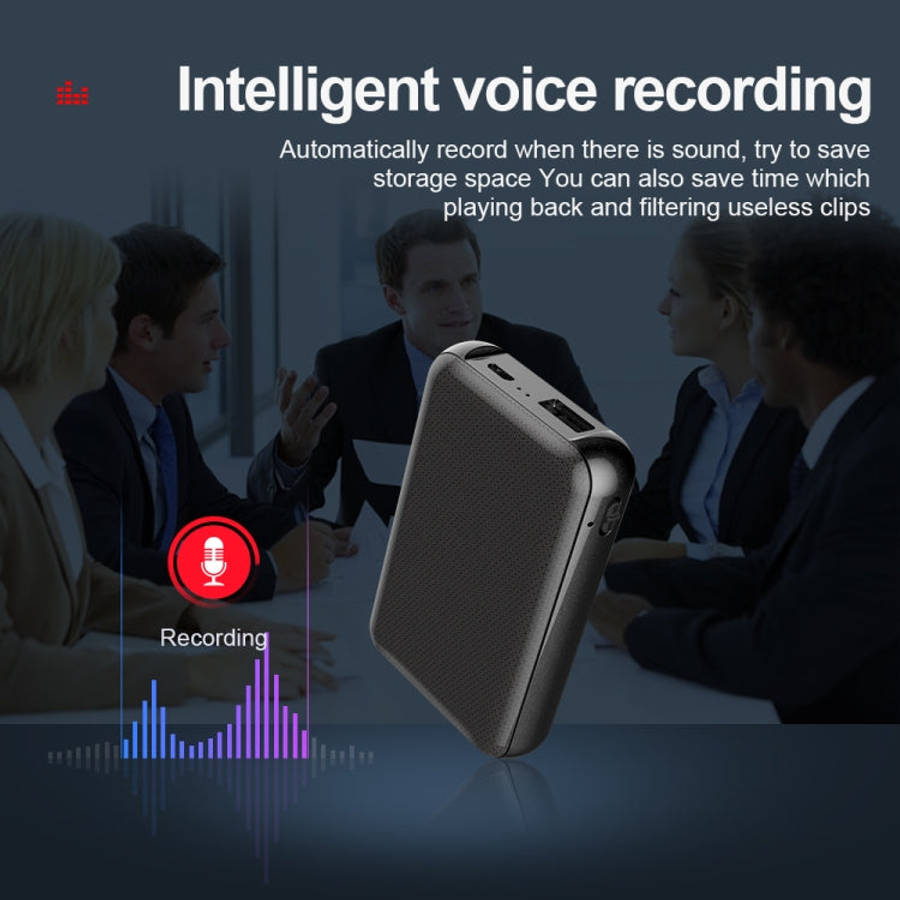 JNN Q75 Magnetic Smart Voice Recorder, Memory:8GB(Black)