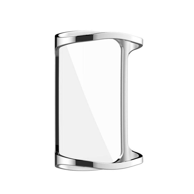For Fitbit Charge 6 / 5 Full Coverage TPU Electroplated Watch Protective Case(Silver)