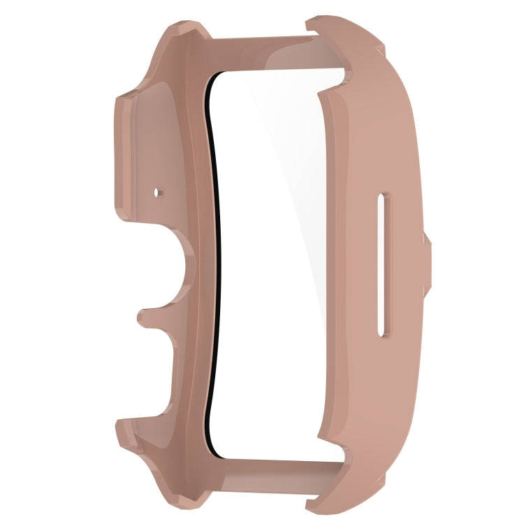 For OPPO Watch 4 Pro PC + Tempered Film Integrated Watch Protective Case(Pink)