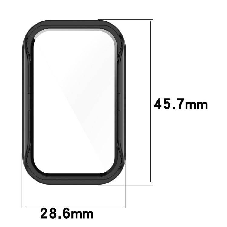 For Xiaomi Smart Band 8 Active / Redmi Band 2 PC + Tempered Film Integrated Watch Protective Case...